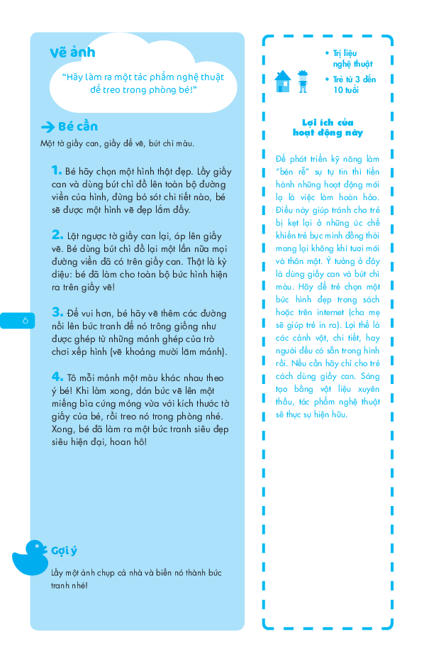 giúp con hạnh phúc - giúp con tự tin (35 hoạt động dành cho trẻ từ 3 đến 10 tuổi)