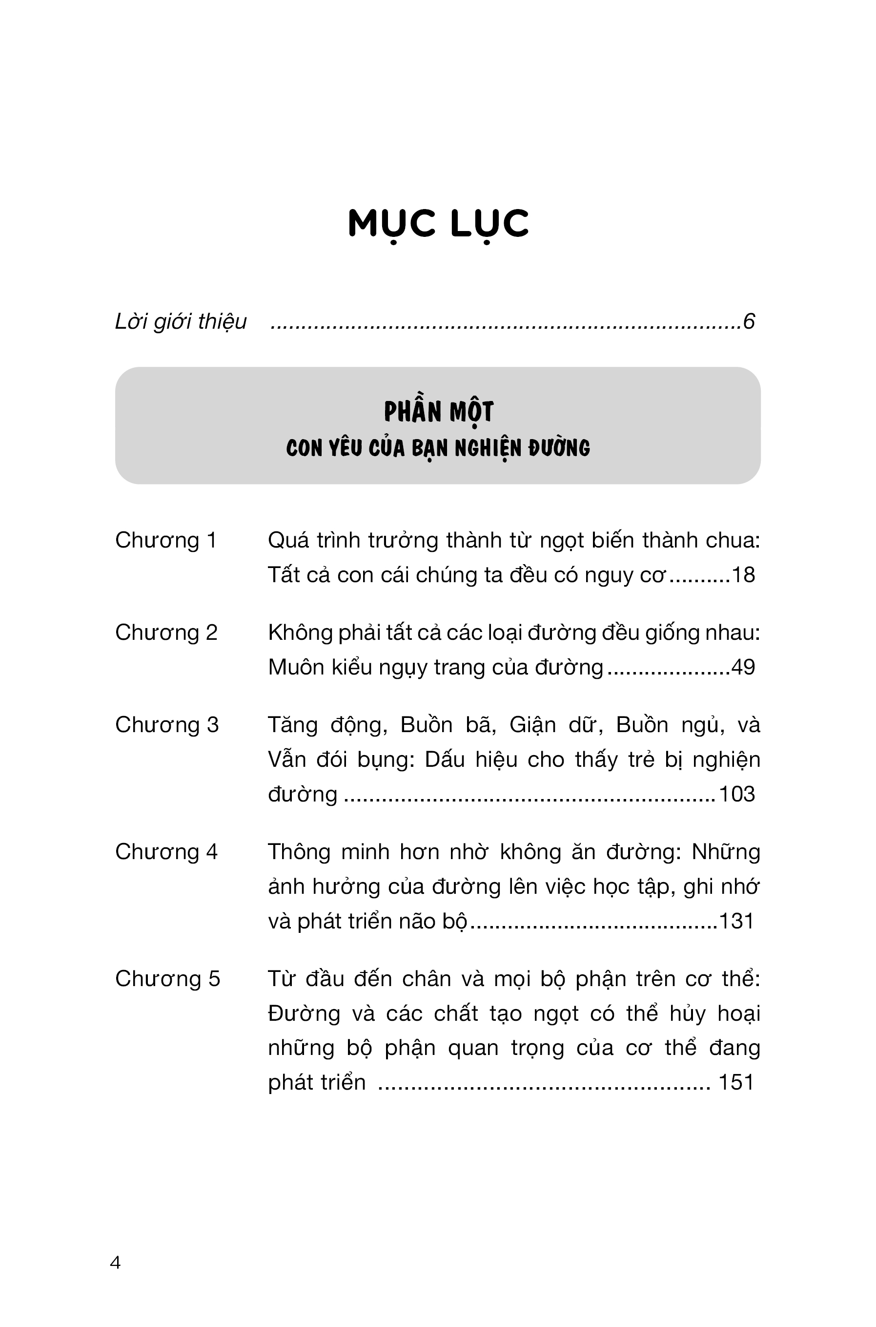 giúp con nói “không” với đường