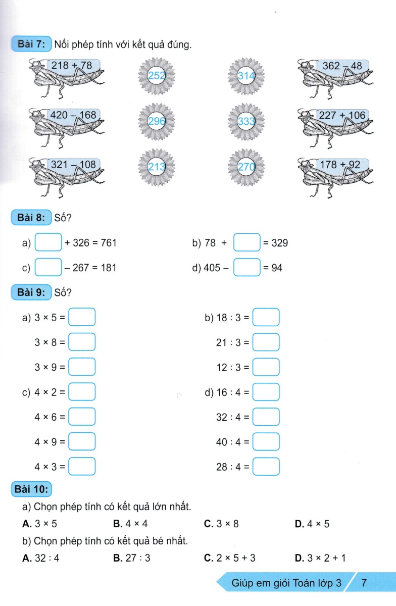 giúp em giỏi toán 3