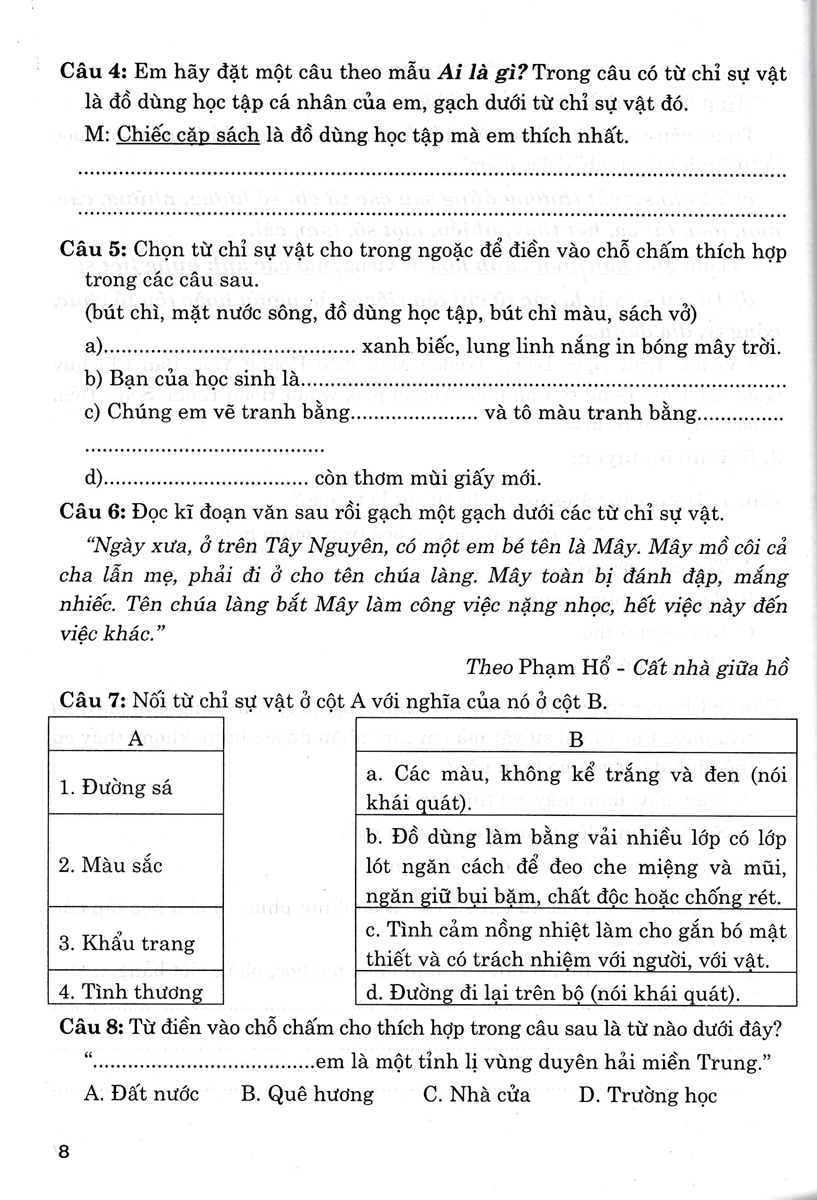 Giúp Em Học Giỏi Từ Và Câu Tiếng Việt Lớp 3