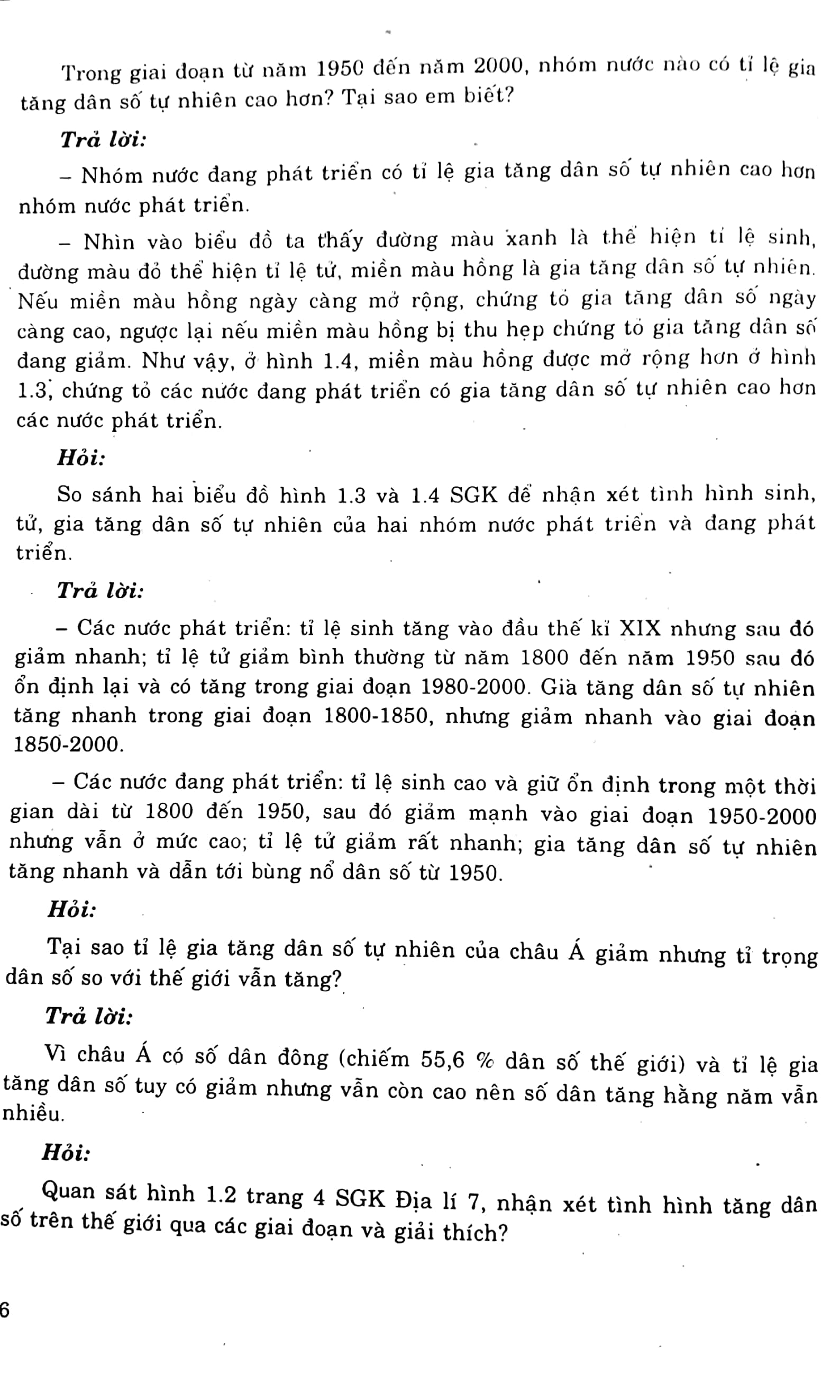 giúp em học tốt địa lí 7