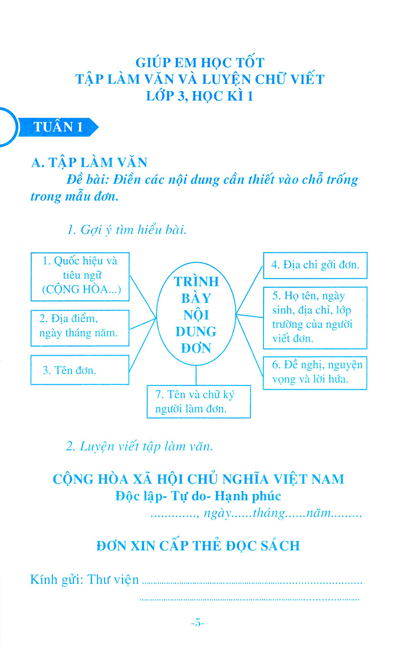 giúp em học tốt tập làm văn và luyện viết chữ đẹp lớp 3 - tập 1