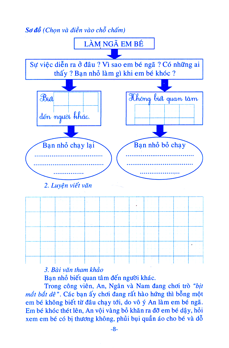 giúp em học tốt tập làm văn và luyện viết chữ đẹp lớp 4 (tập 1)