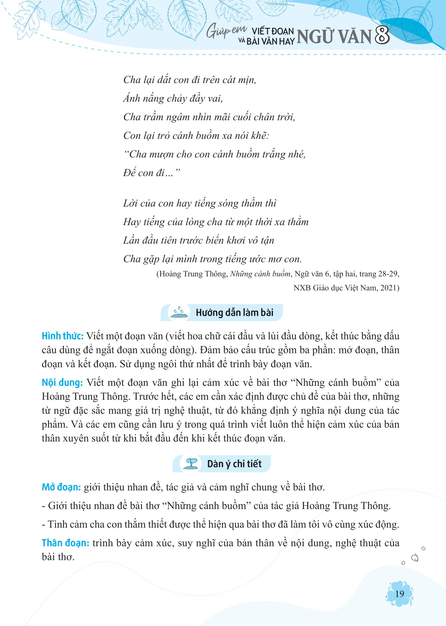 giúp em viết đoạn và bài văn hay ngữ văn 8