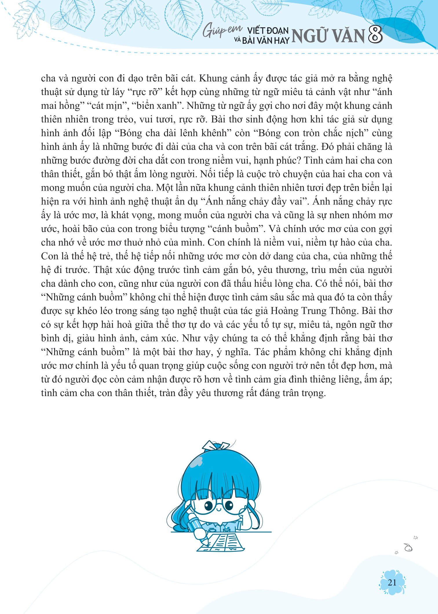 giúp em viết đoạn và bài văn hay ngữ văn 8