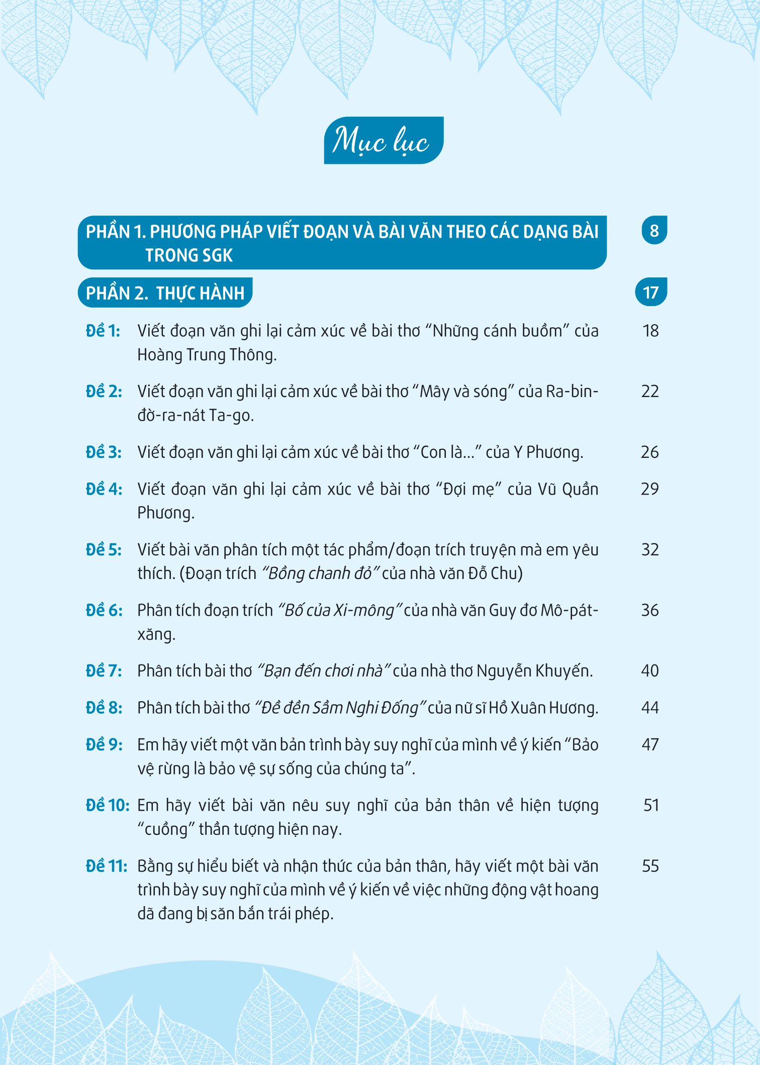 giúp em viết đoạn và bài văn hay ngữ văn 8