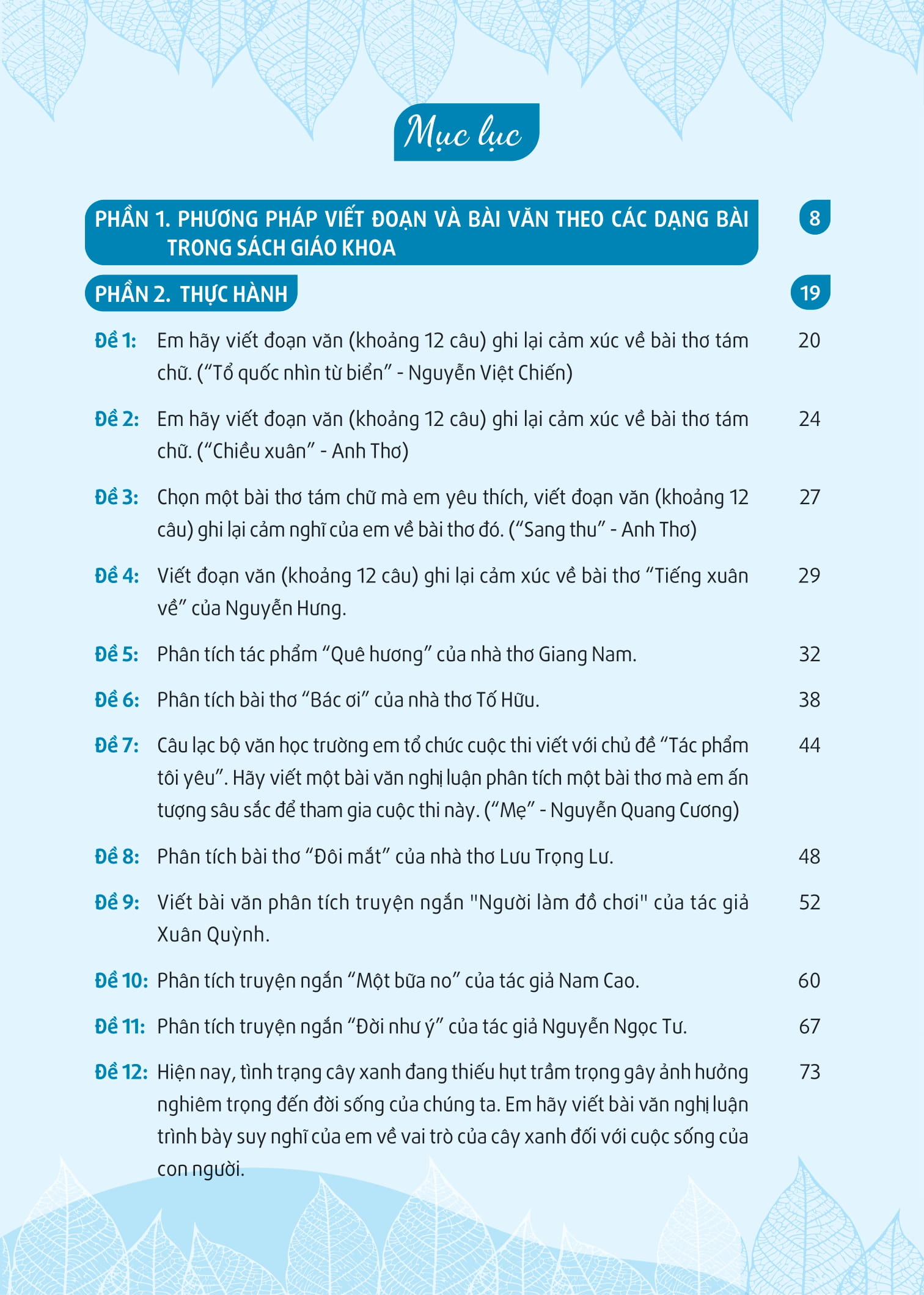 Giup Em Viet Doan Va Bai Van Hay Ngu Van Lop 9