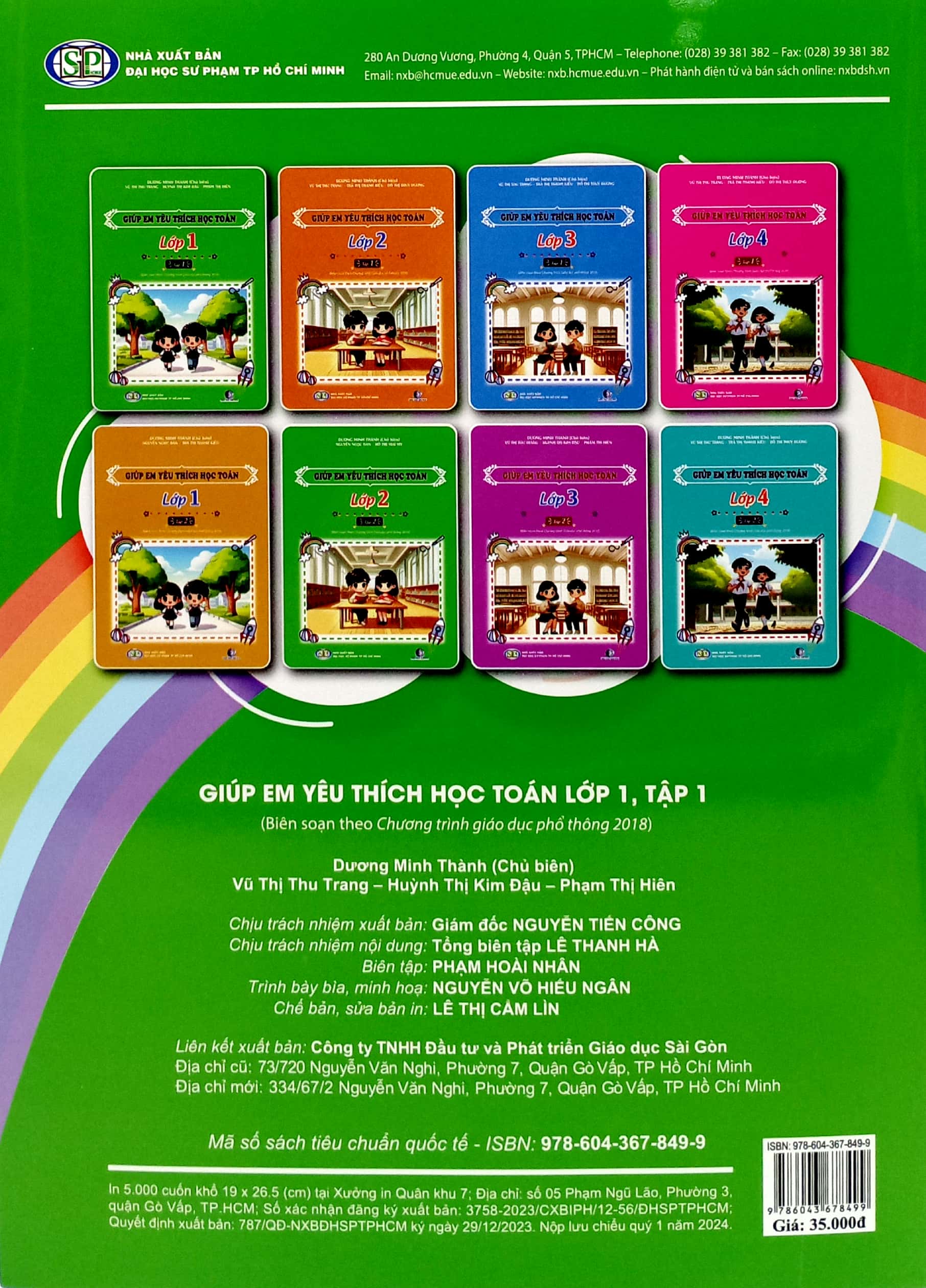 giúp em yêu thích học toán lớp 1 - tập 1 (biên soạn theo chương trình phổ thông 2018)