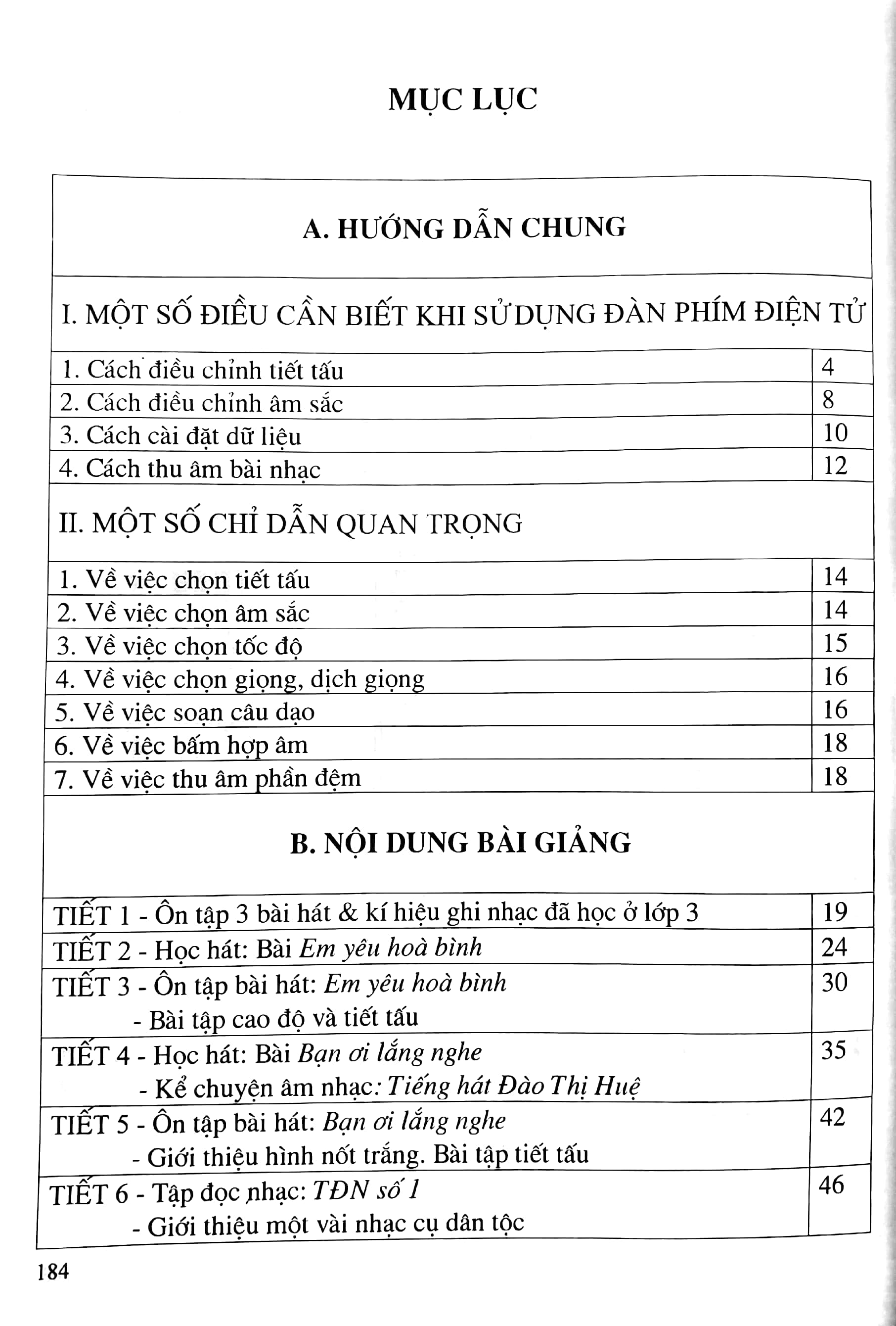 giúp giáo viên sử dụng tốt đàn phím điện tử trong thiết kế bài giảng - lớp 4