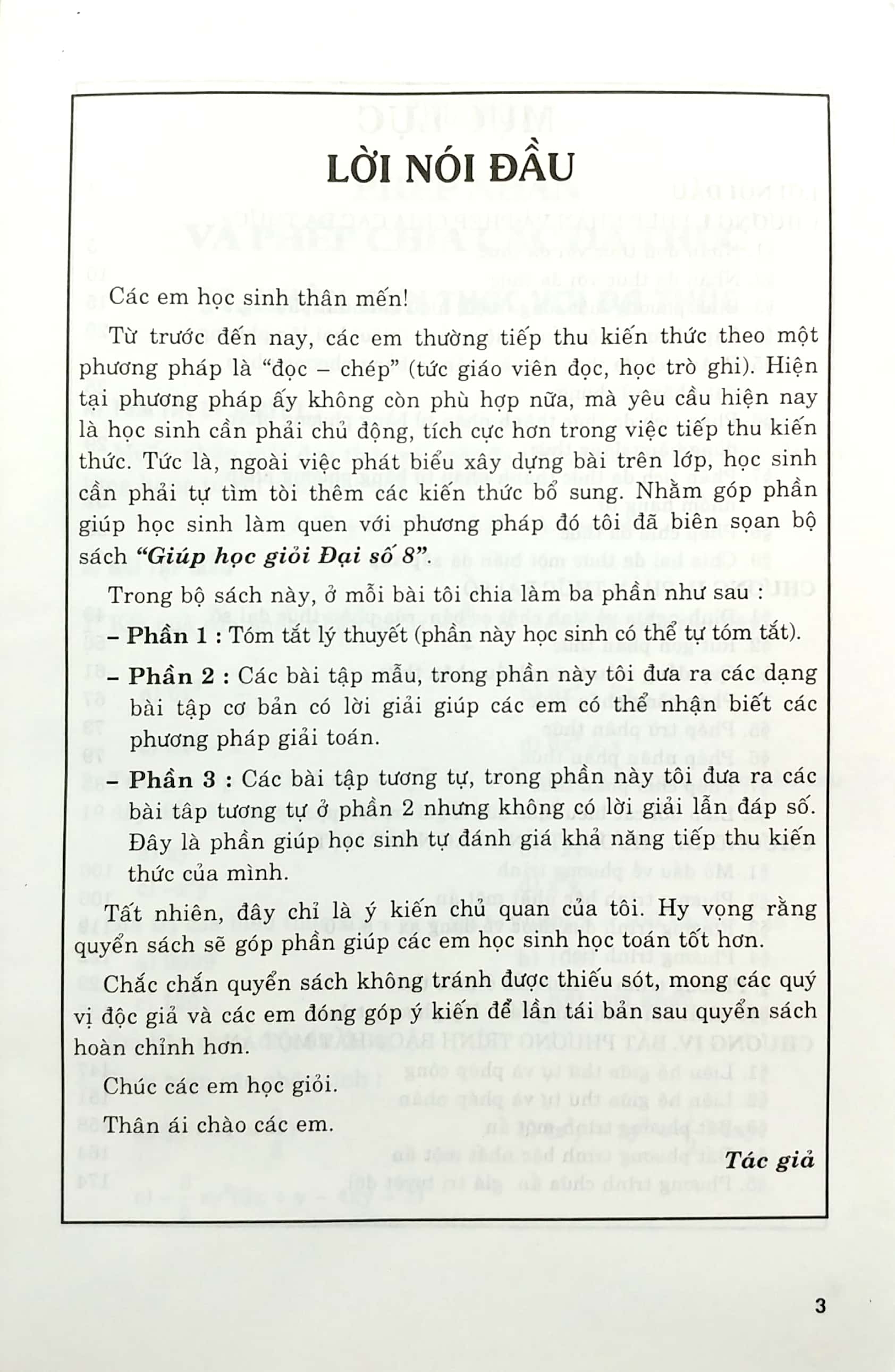 giúp học giỏi đại số 8