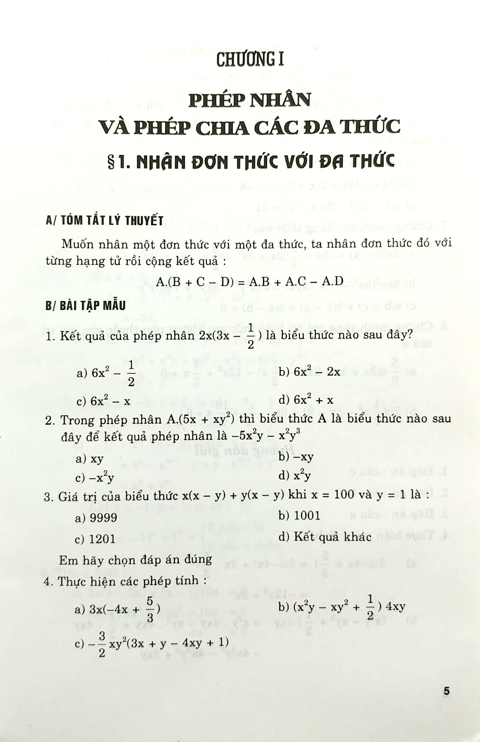 giúp học giỏi đại số 8
