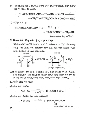 giúp trí nhớ hóa học 12