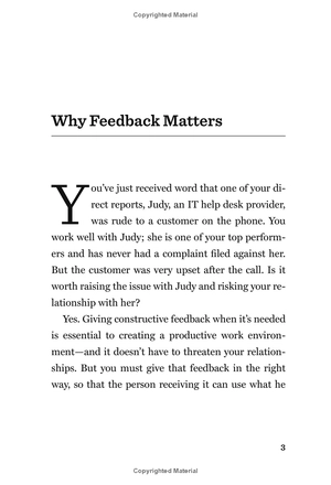 giving effective feedback (hbr 20-minute manager series)
