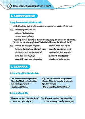 global success - bài tập bổ trợ và nâng cao tiếng anh lớp 5 - tập 1 (có đáp án)