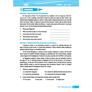 global success - bài tập cuối tuần tiếng anh 6 - tập 1 (có đáp án)