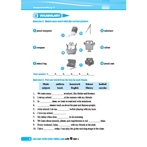 global success - bài tập cuối tuần tiếng anh 6 - tập 1 (có đáp án)