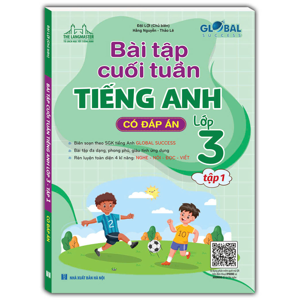 global success - bài tập cuối tuần tiếng anh lớp 3 - tập 1 (có đáp án)