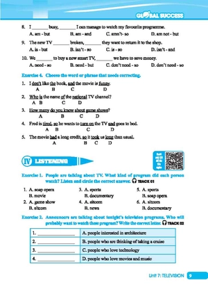 global success - bài tập cuối tuần tiếng anh lớp 6 - tập 2 (có đáp án)