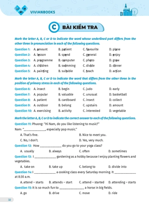 global success - bài tập tiếng anh 7 - tập 1 (có đáp án)