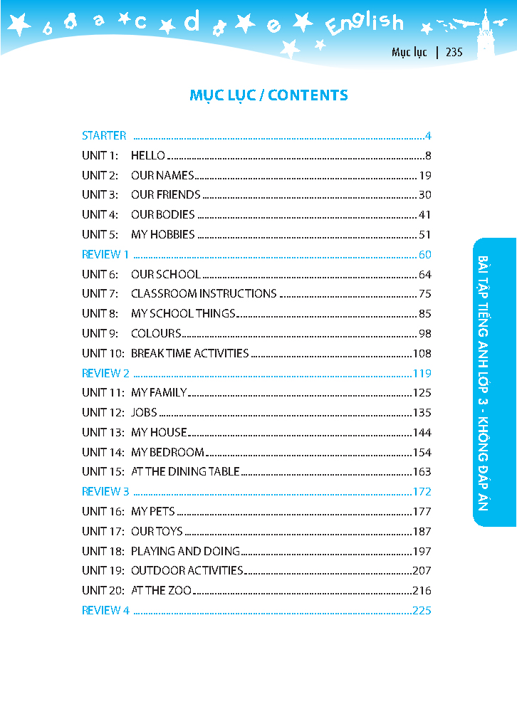 global success - bài tập tiếng anh lớp 3 (không đáp án)