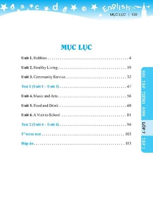 global success - bài tập tiếng anh lớp 7 - tập 1 (có đáp án) (tái bản 2024)