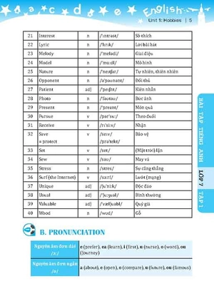 global success - bài tập tiếng anh lớp 7 - tập 1 (có đáp án) (tái bản 2024)