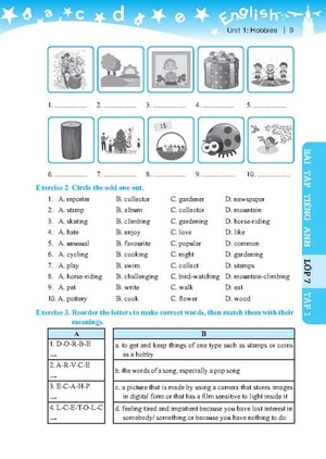 global success - bài tập tiếng anh lớp 7 - tập 1 (có đáp án) (tái bản 2024)