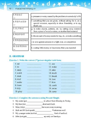 global success - bài tập tiếng anh lớp 7 - tập 1 (có đáp án) (tái bản 2024)