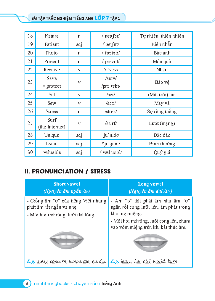 global success - bài tập trắc nghiệm tiếng anh lớp 7 - tập 1 (có đáp án)