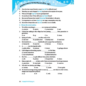 global success - bộ đề kiểm tra định kỳ 4 kỹ năng tiếng anh lớp 9 - tập 1 (có đáp án)