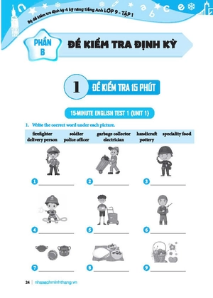 global success - bộ đề kiểm tra định kỳ 4 kỹ năng tiếng anh lớp 9 - tập 1 (có đáp án)