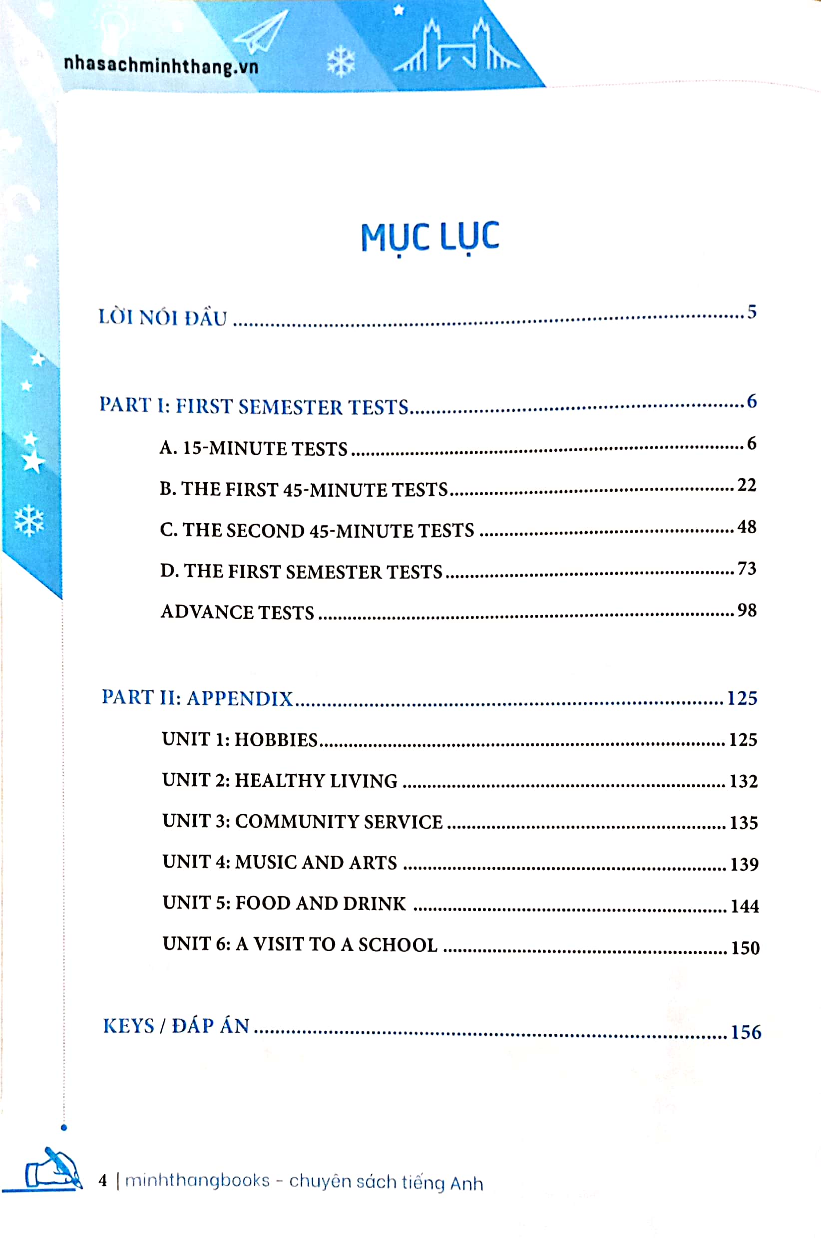 global success - bộ đề kiểm tra tiếng anh lớp 7 - tập 1 (có đáp án)