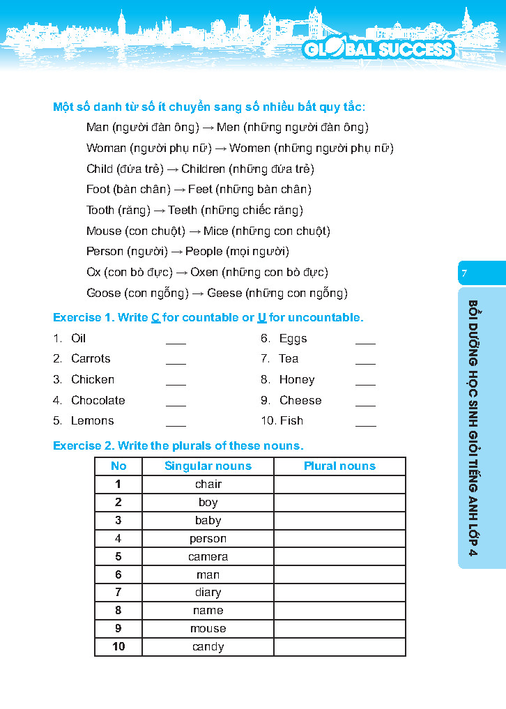 global success - bồi dưỡng học sinh giỏi tiếng anh 4 - có đáp án