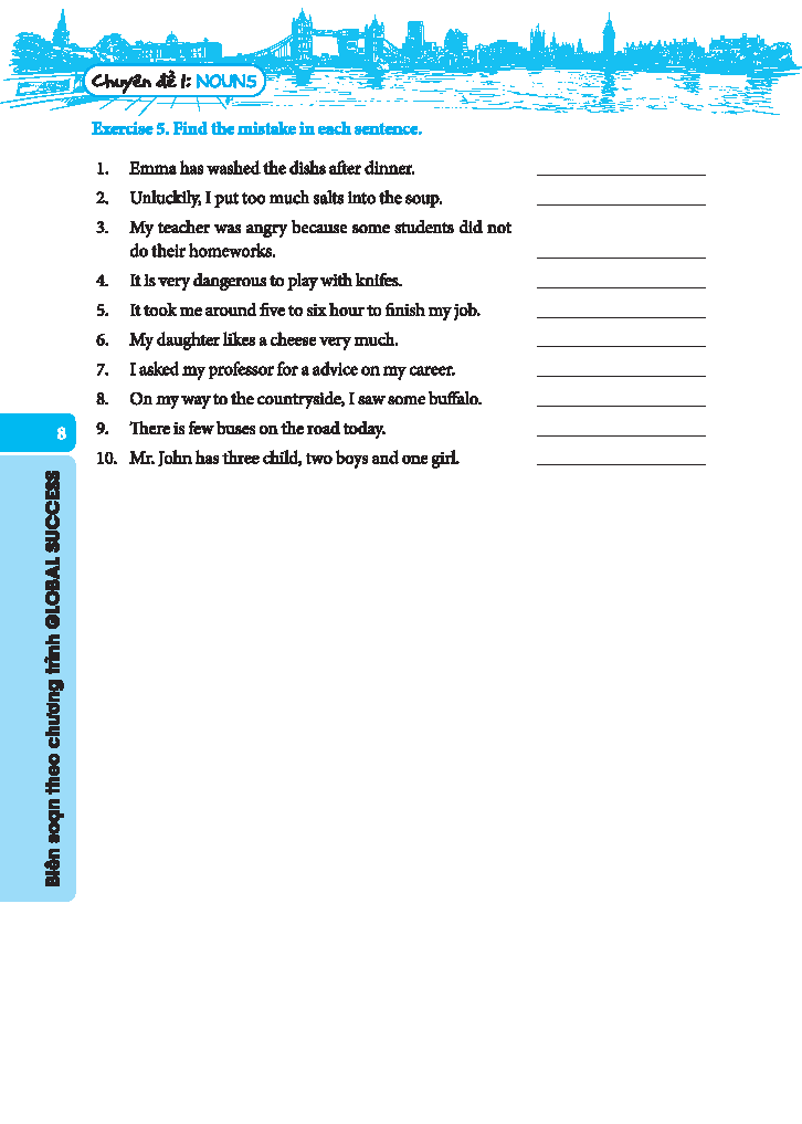 global success - bồi dưỡng học sinh giỏi tiếng anh 6 - có đáp án