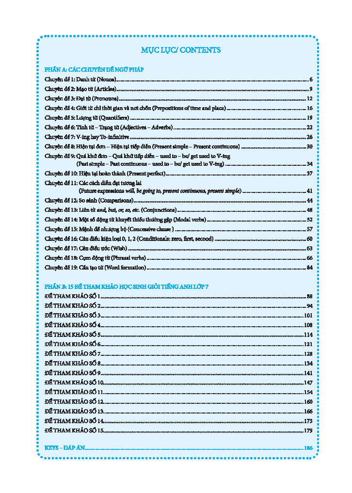 Global Success - Bồi Dưỡng Học Sinh Giỏi Tiếng Anh Lớp 7 (Có Đáp Án)