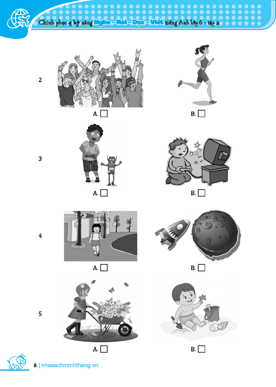 global success - chinh phục 4 kỹ năng tiếng anh nghe - nói - đọc - viết lớp 6 - tập 2 (tái bản 2024)