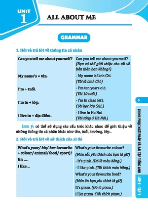 global success - chinh phục ngữ pháp và bài tập tiếng anh lớp 5 - tập 1 (có đáp án)