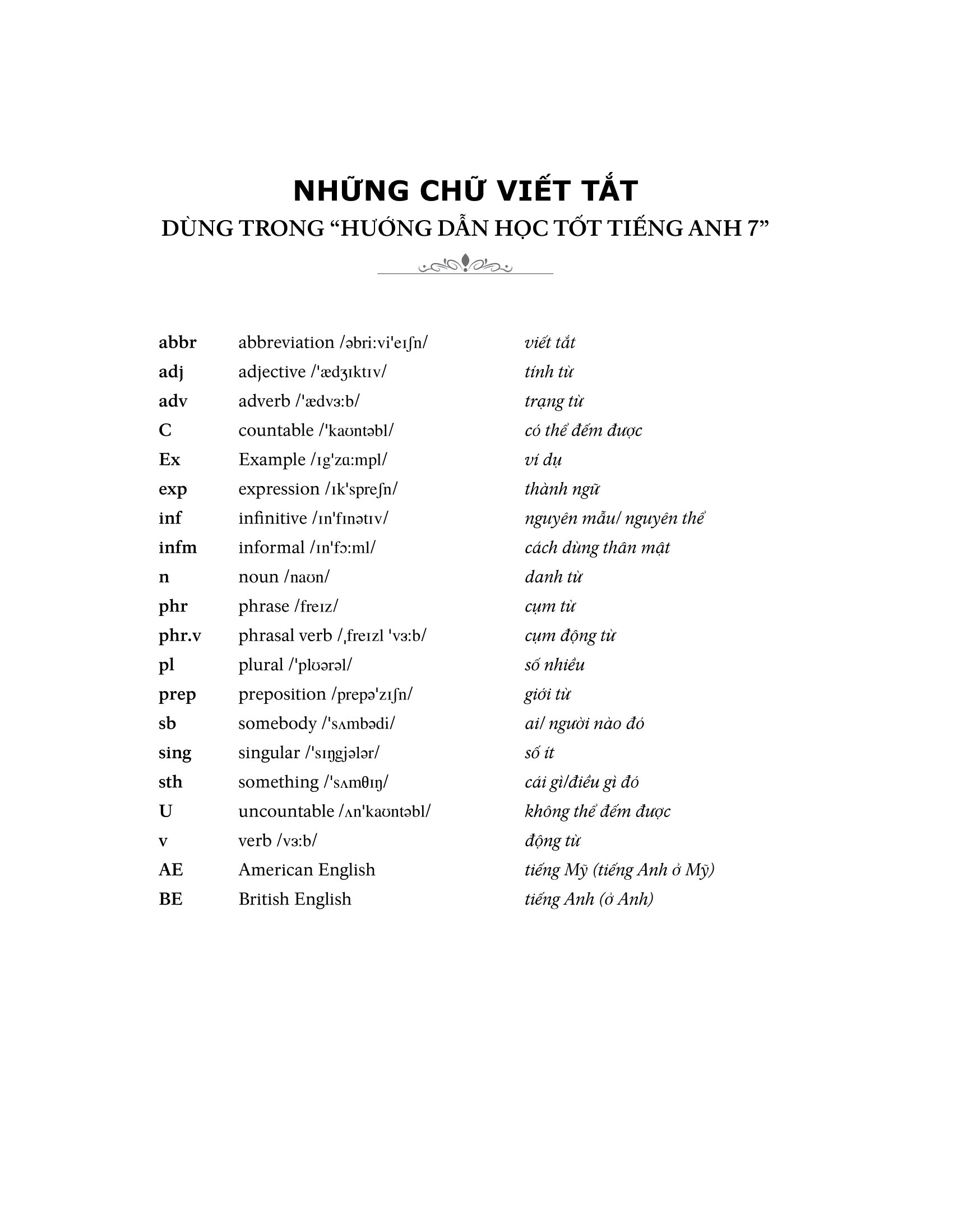 global success - hướng dẫn học tốt tiếng anh 7 (dùng kèm sgk tiếng anh 7)