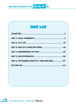 global success - luyện chuyên sâu ngữ pháp và từ vựng tiếng anh lớp 9 - tập 1