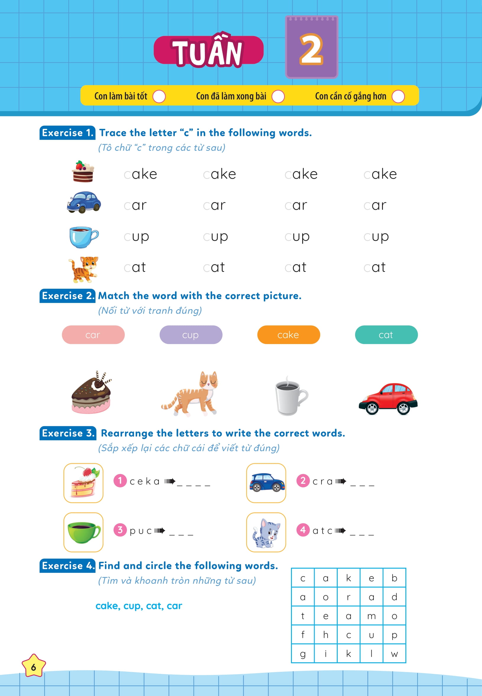 global success - phiếu bài tập cuối tuần tiếng anh 1 (35 tuần học)