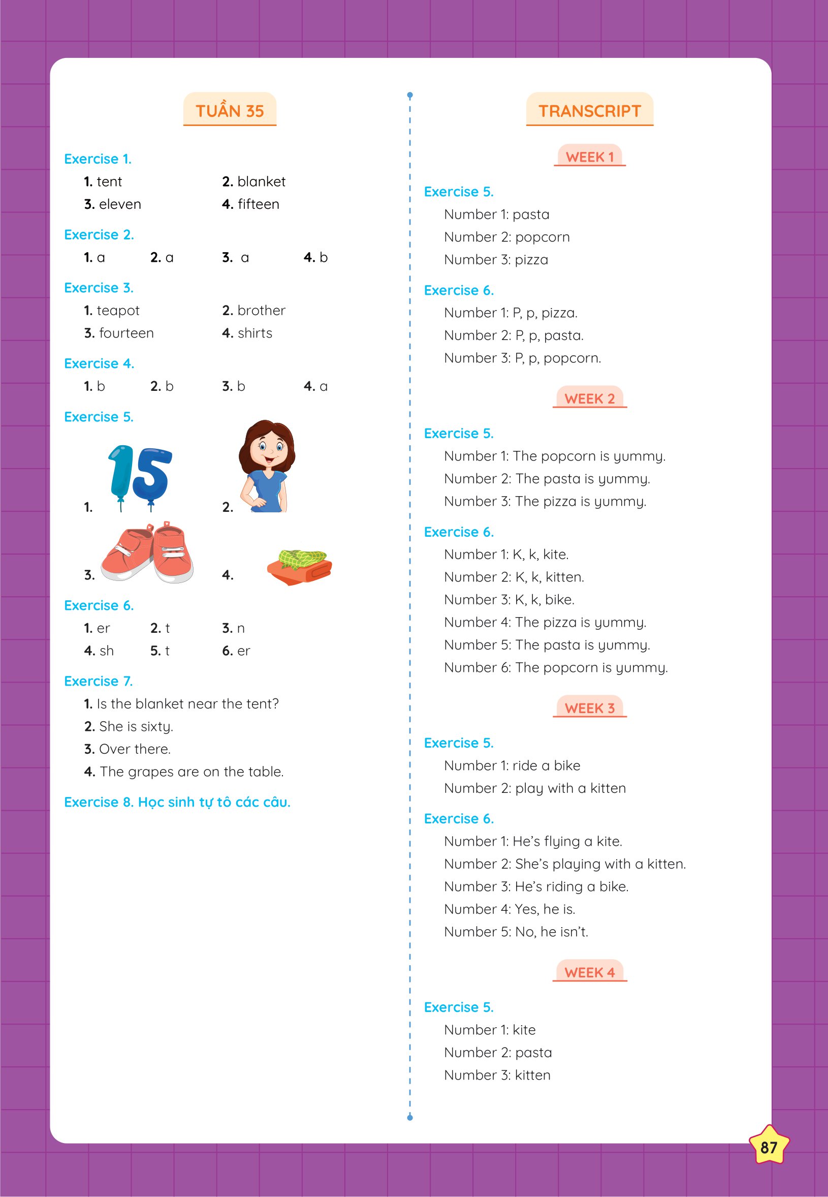 global success - phiếu bài tập cuối tuần tiếng anh 2