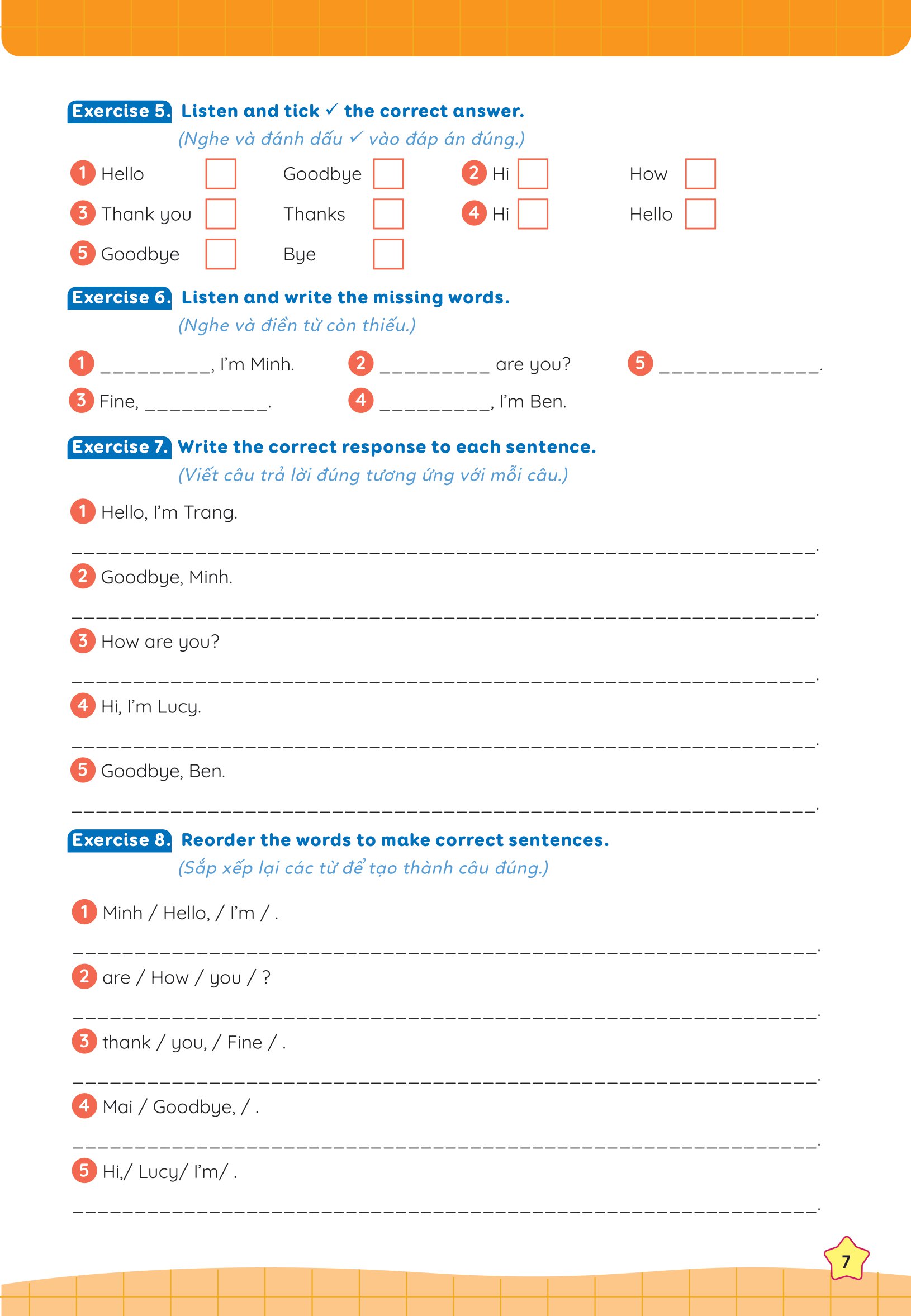 global success - phiếu bài tập cuối tuần tiếng anh 3