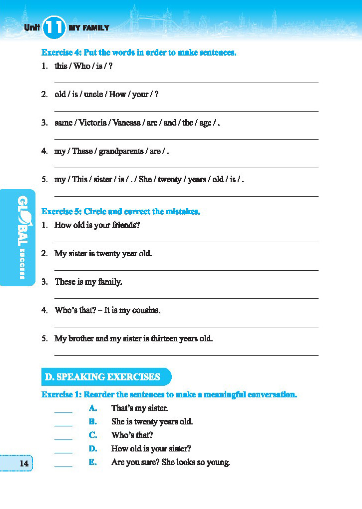 global success - trọng tâm kiếm thức và bài tập thực hành tiếng anh lớp 3 - tập 2 - có đáp án