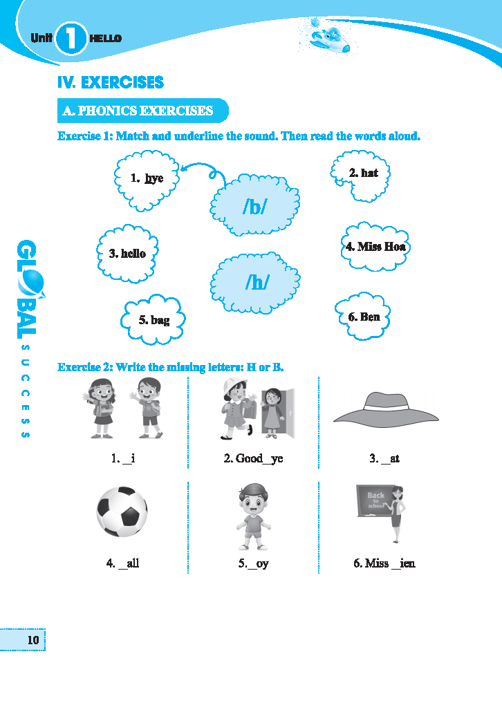 global success - trọng tâm kiến thức và bài tập thực hành tiếng anh lớp 3 - tập 1 - có đáp án