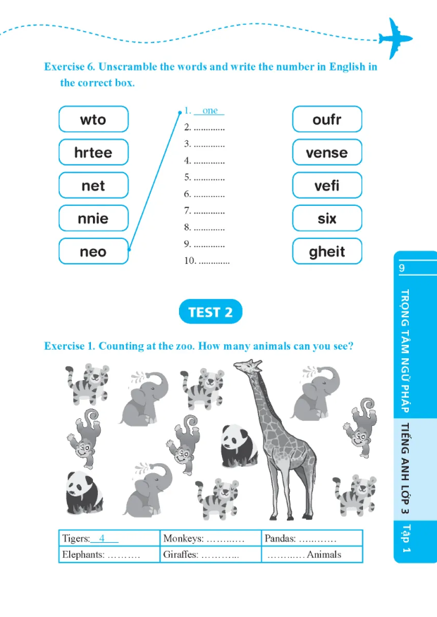 global success - trọng tâm ngữ pháp tiếng anh lớp 3 - tập 1 (có đáp án)