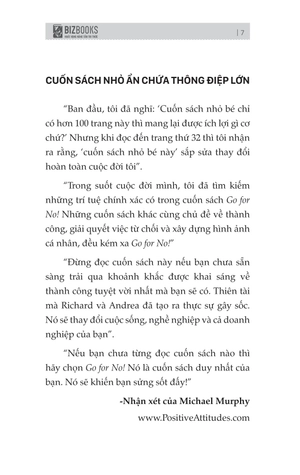 go for no! đập tan nỗi sợ bị từ chối