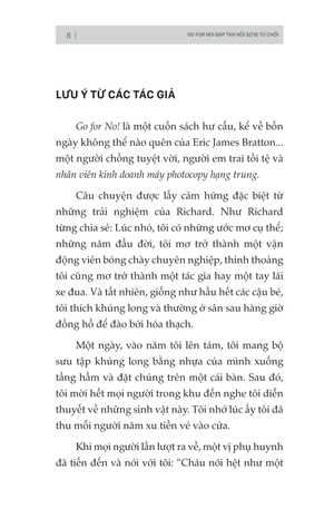 go for no! đập tan nỗi sợ bị từ chối