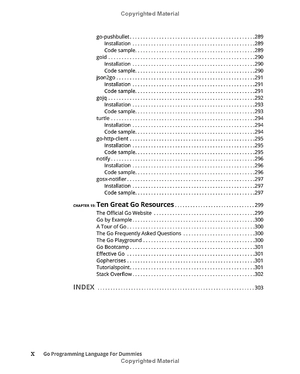 go programming language for dummies