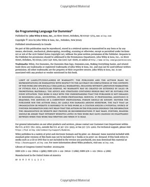 go programming language for dummies