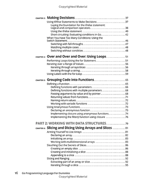 go programming language for dummies